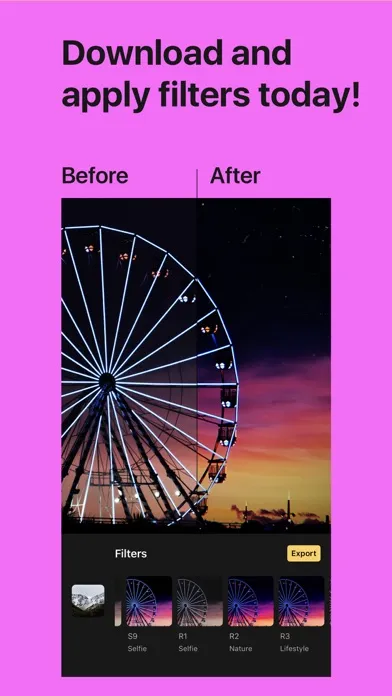 ภาพหน้าจอของ Photo Filters Auto Enhance