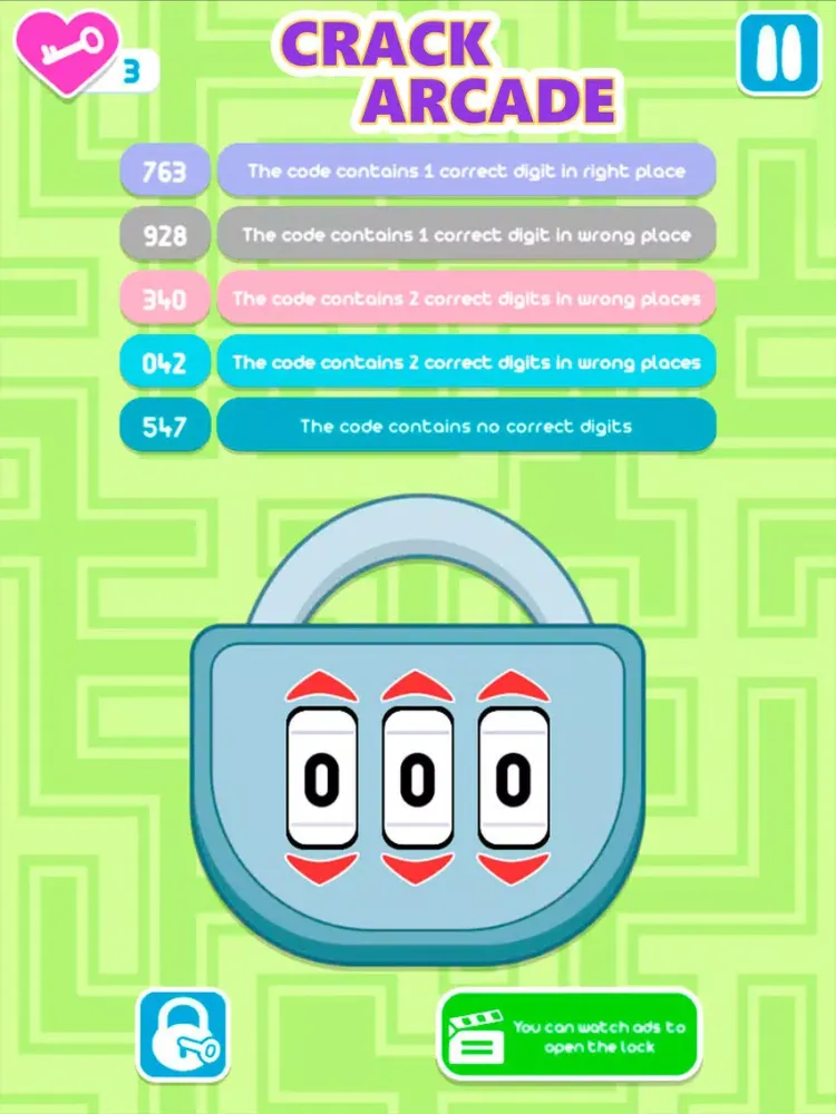 تصاویر Hack n Crack Codes Riddle iPad 