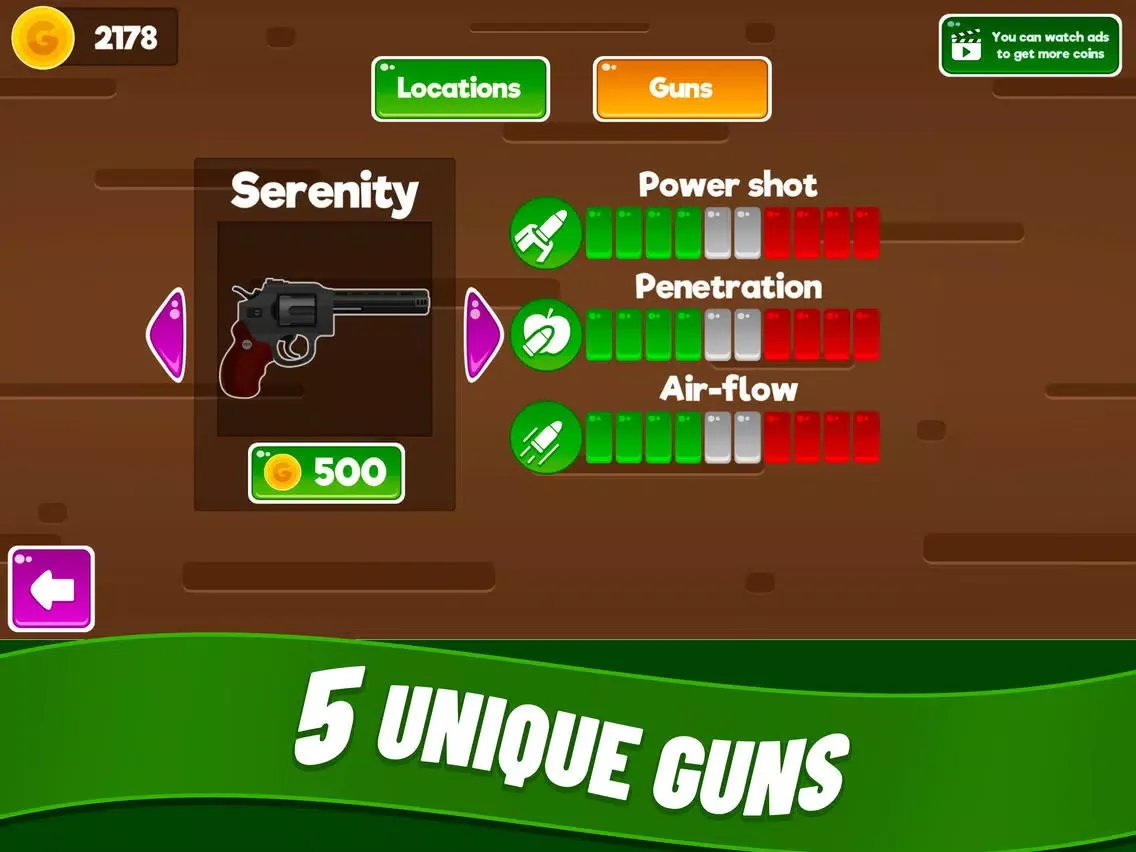 Shoot Tasty Fruit iPad  Screenshots