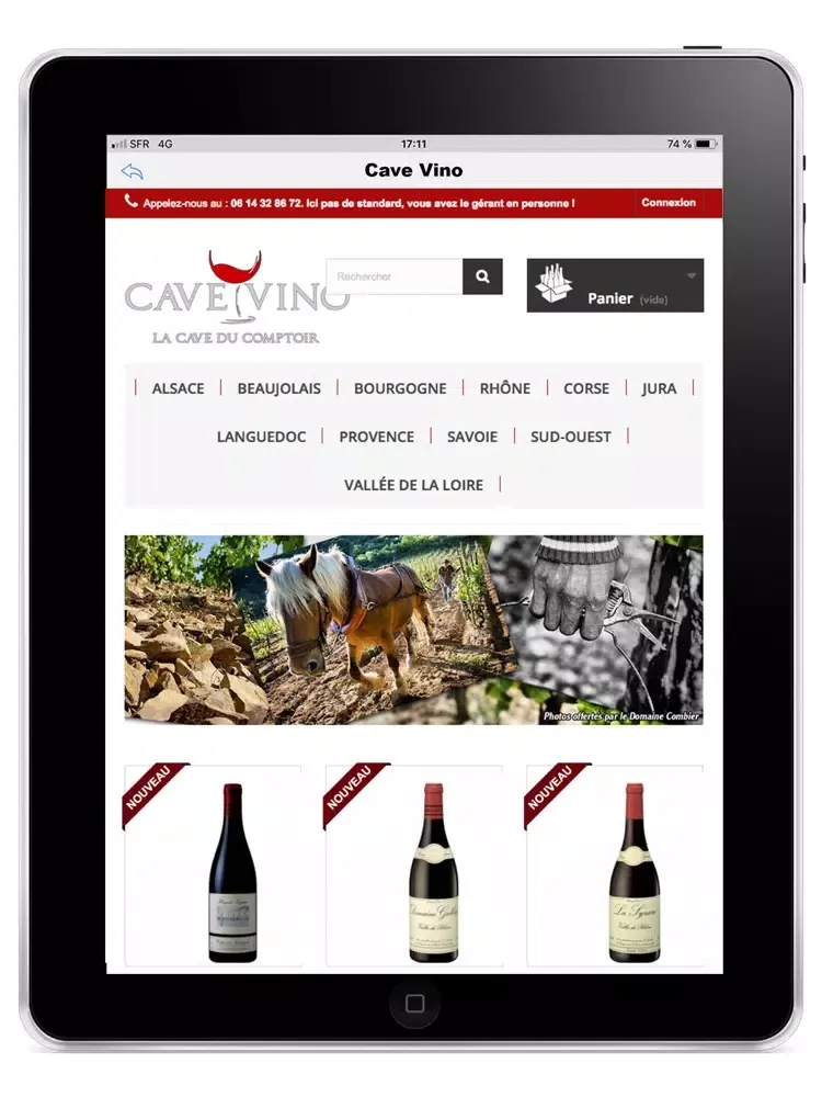 Captures d'écran de Cave Vino iPad 