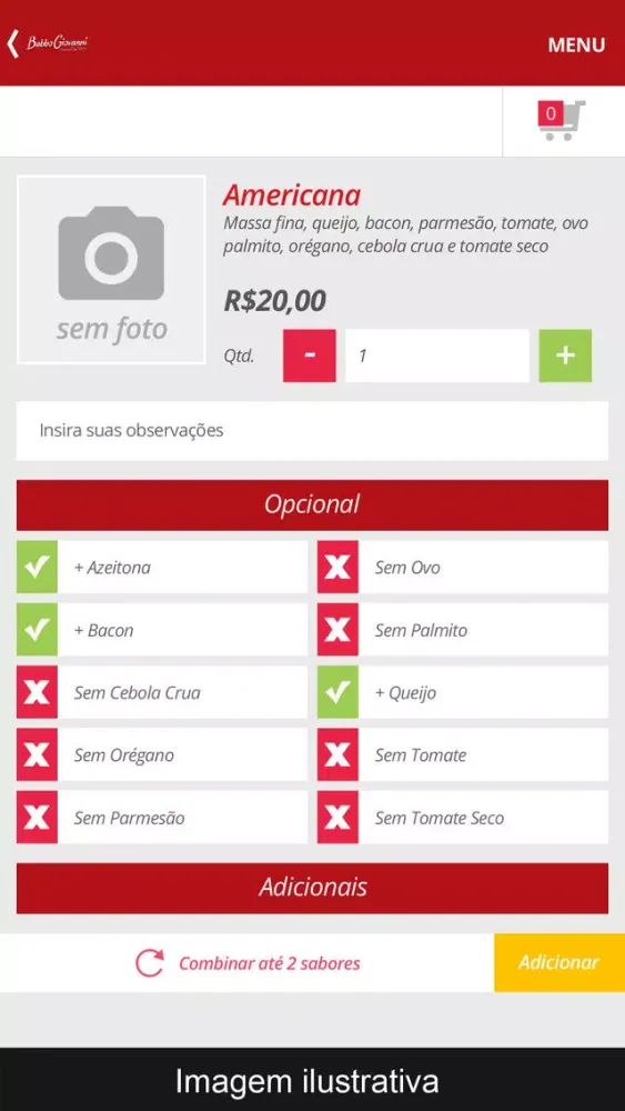 Zrzuty ekranu Babbo Giovanni São Paulo