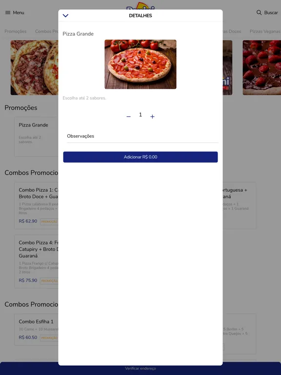 Captures d'écran de Panini Pizzas & Esfihas iPad 