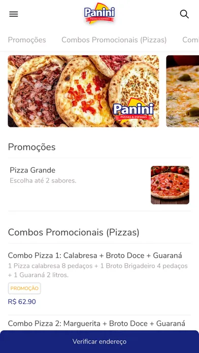 Captures d'écran de Panini Pizzas & Esfihas