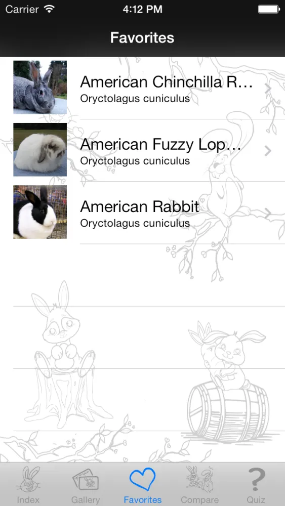 Captures d'écran de My Favorite Bunny