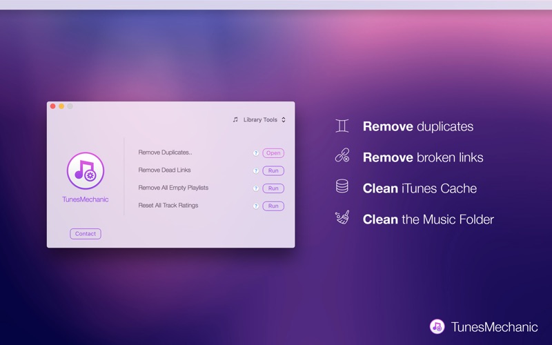 TunesMechanic for iTunes Screenshots