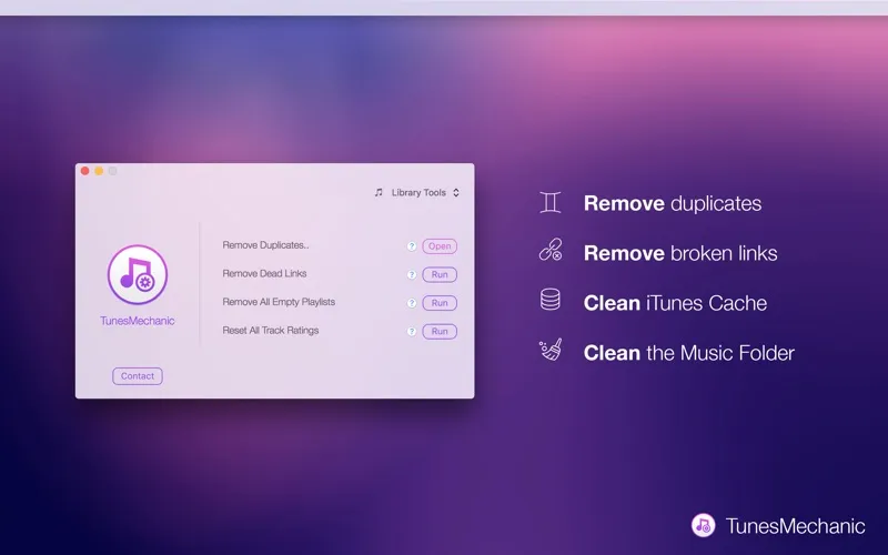 TunesMechanic for iTunes स्क्रीनशॉट