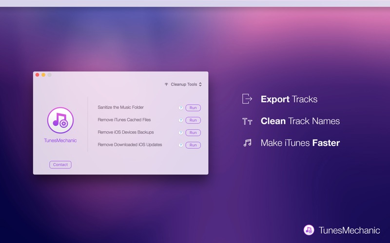 TunesMechanic for iTunes Screenshots