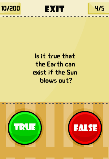 True or False Screenshots