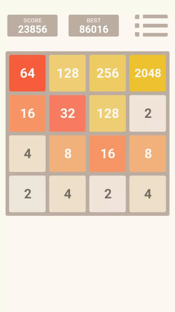 Ảnh chụp màn hình của 2048