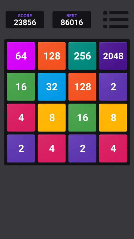 Ảnh chụp màn hình của 2048