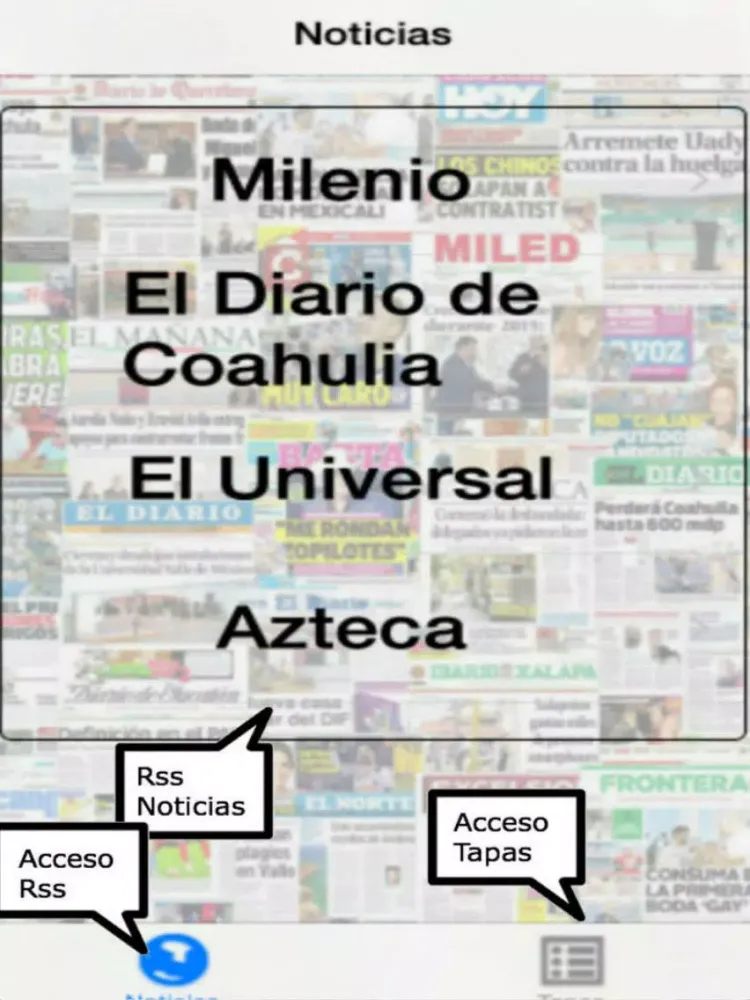 Entre Noticias Mexico iPad  سکرین شاٹس