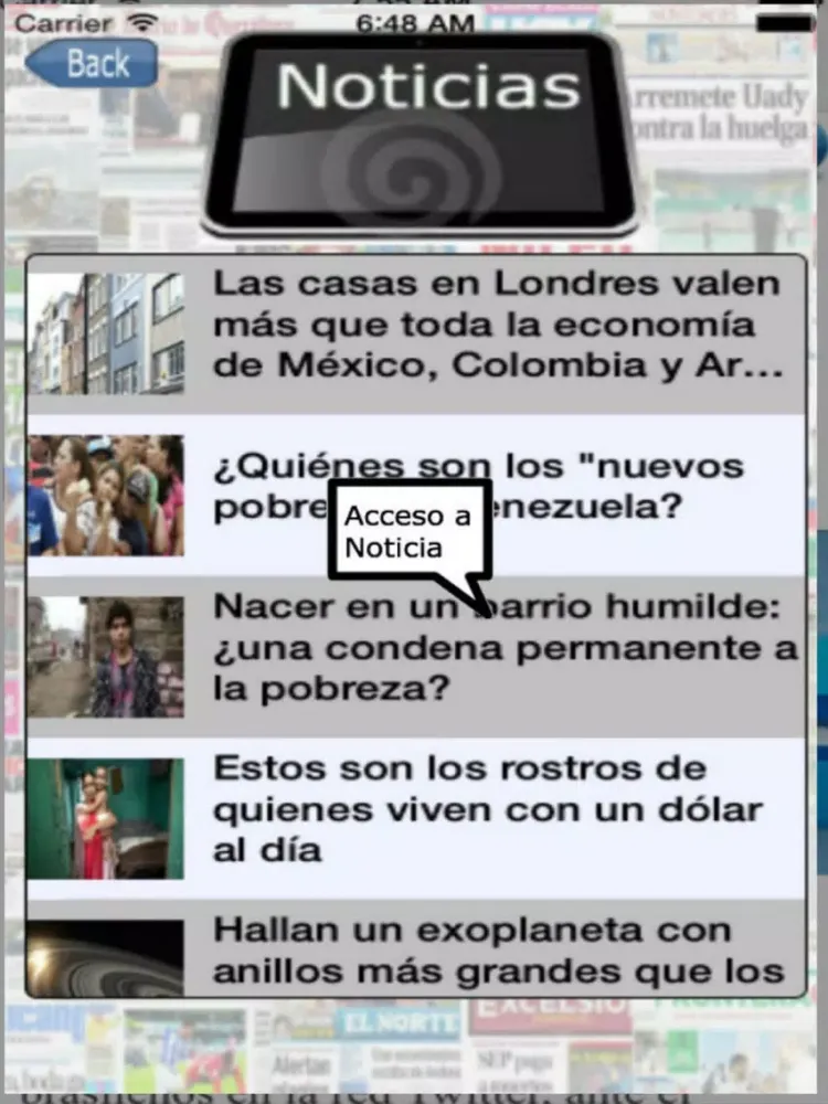 Entre Noticias Mexico iPad  سکرین شاٹس