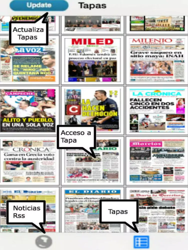 Entre Noticias Mexico iPad  سکرین شاٹس