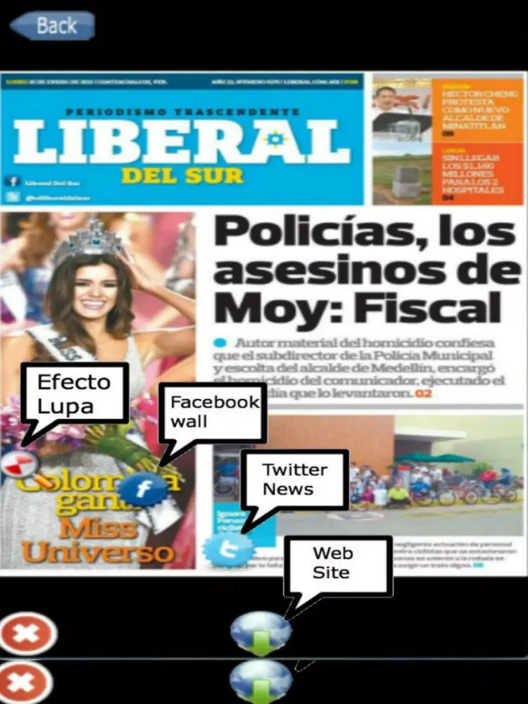 Entre Noticias Mexico iPad  سکرین شاٹس
