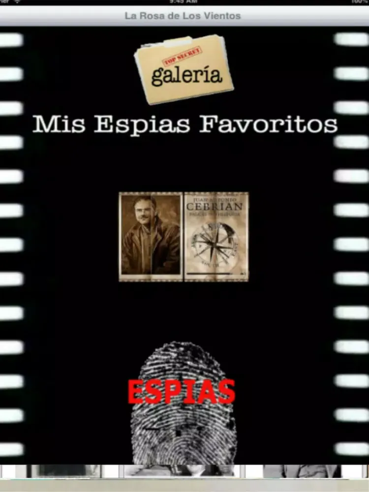 Tangkapan skrin Mis Espias Favoritos iPad 