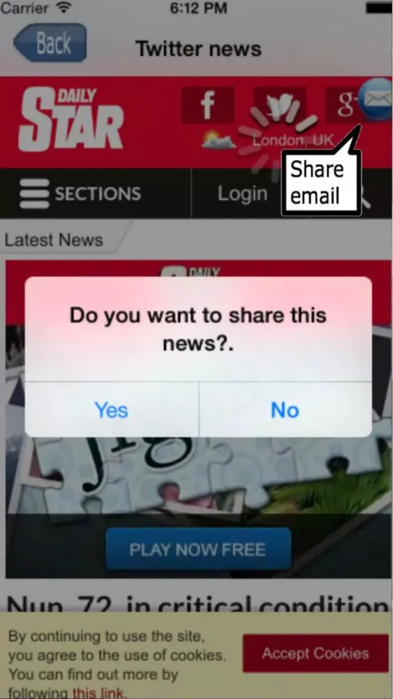 News UK スクリーンショット