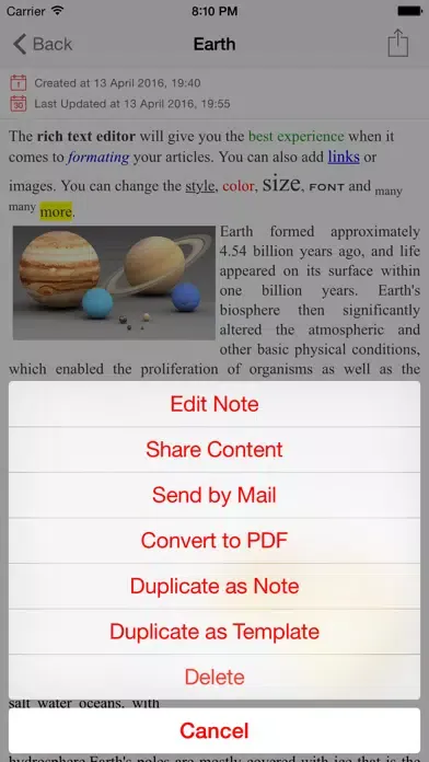 PDF Writer (PDF Rich Editor) Screenshots