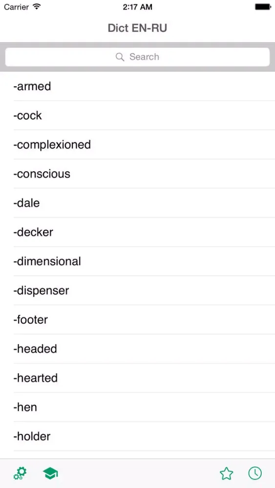 Tangkapan layar Dict EN-RU. English-Russian / Russian-English Dictionary