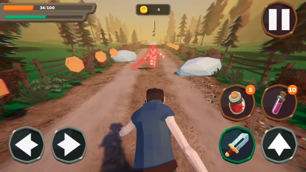 Cursed Sword Of Endless Run سکرین شاٹس