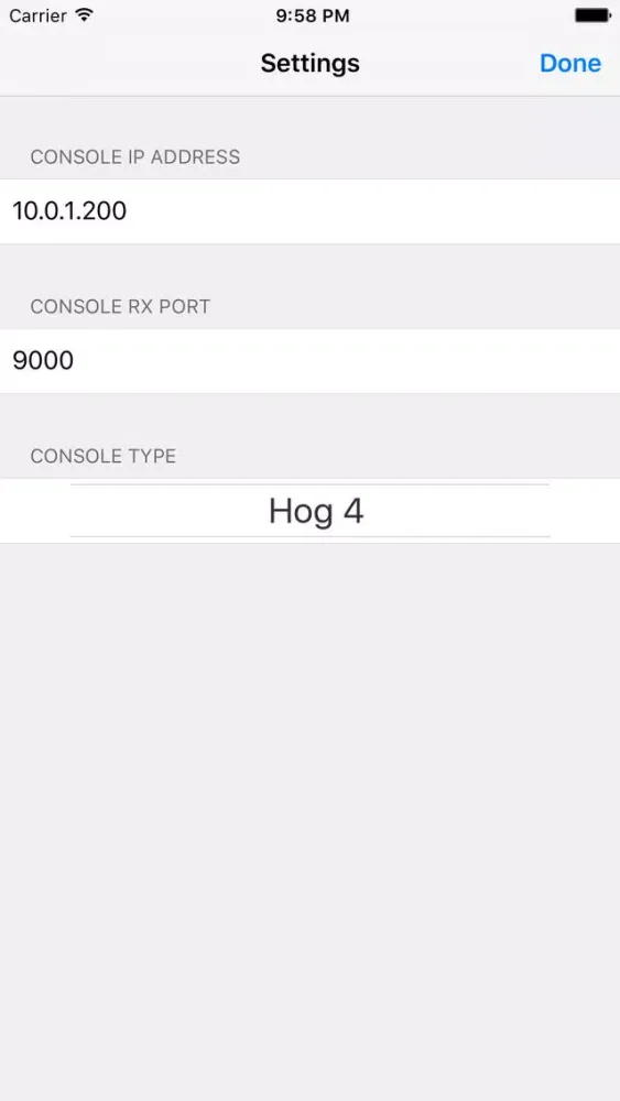 Focus Mate - Voice Control for Lighting Consoles سکرین شاٹس