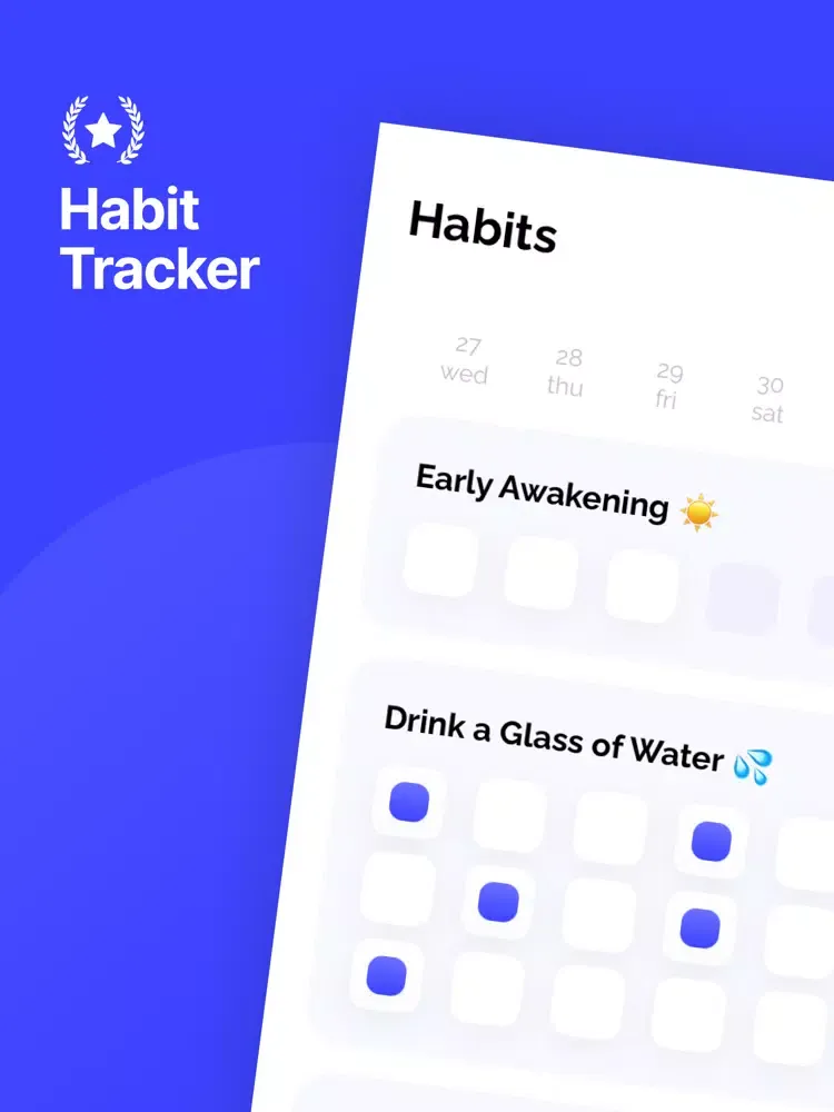 تصاویر Habit & Routine Daily Tracker iPad 