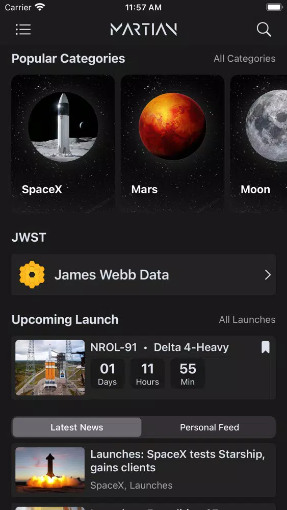 صور Martian: Space Launch Schedule