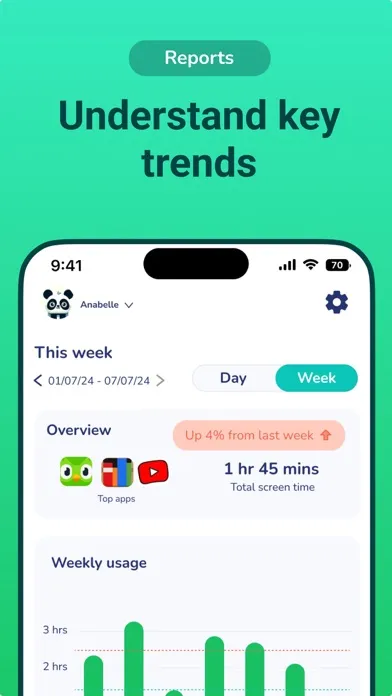 Zrzuty ekranu Screen Time: Parental Control