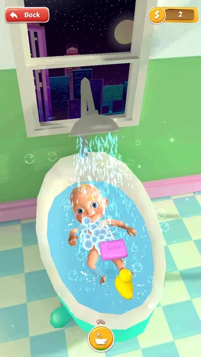 Tangkapan layar My Baby: Multiplayer Room