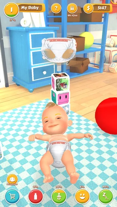 Tangkapan layar My Baby: Multiplayer Room