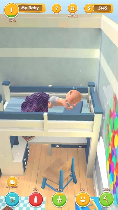 Tangkapan layar My Baby: Multiplayer Room
