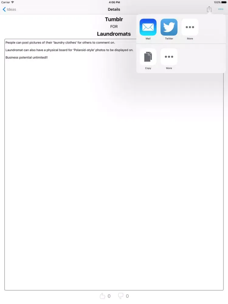 Скриншоты This For That - Startup Idea Generator iPad 