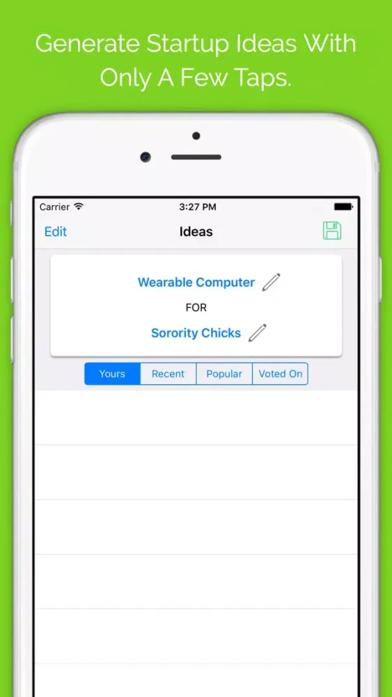Скриншоты This For That - Startup Idea Generator