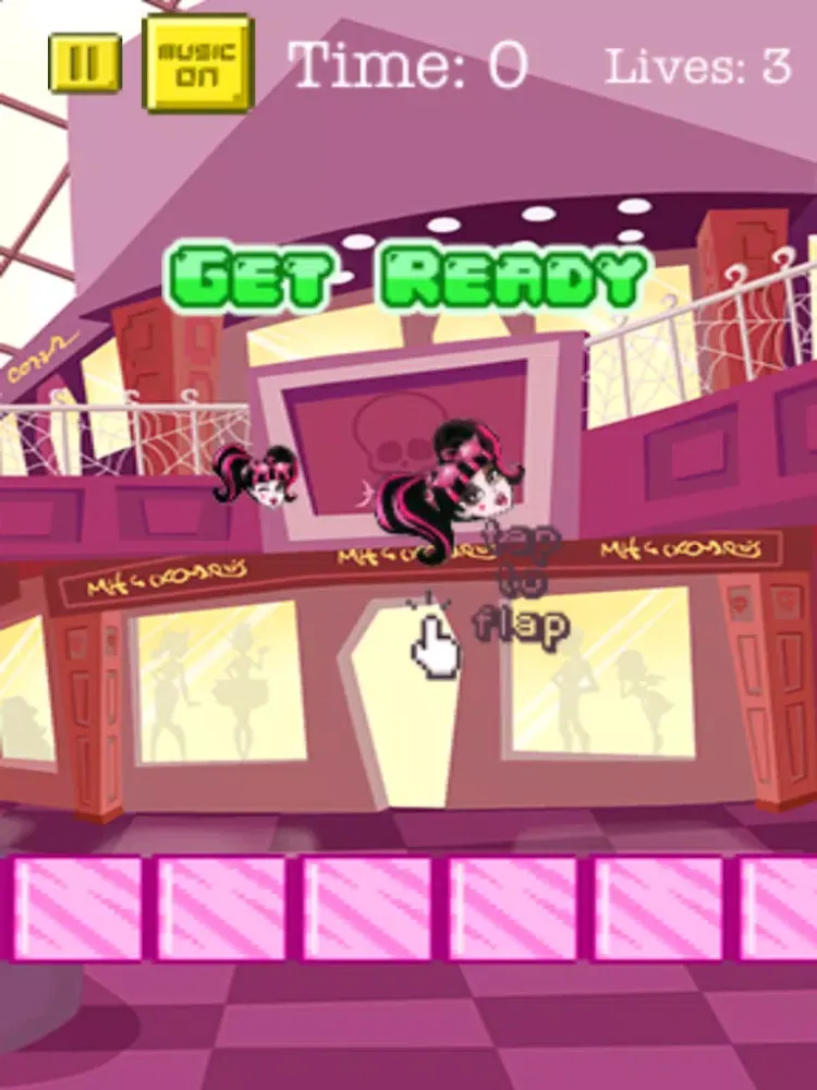 Flappy Draculaura: Monster High Edition iPad  स्क्रीनशॉट