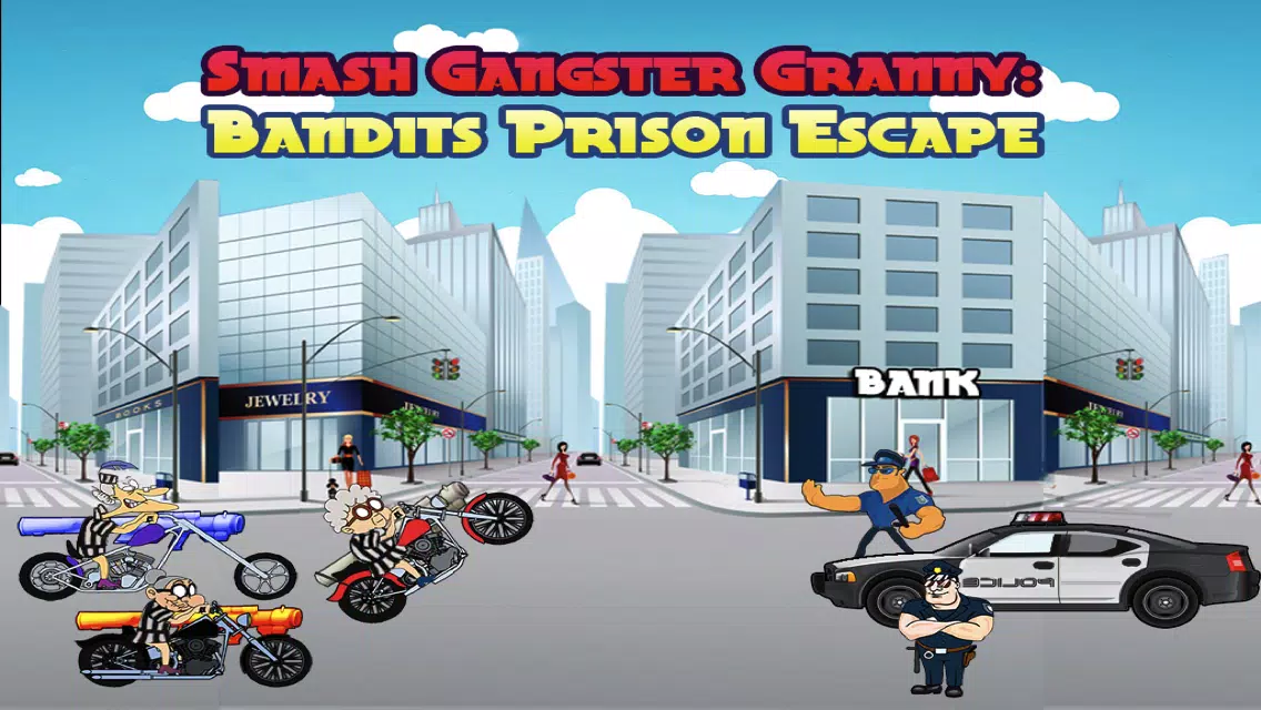 Tangkapan layar Smash Gangster Granny: Bandits Prison Escape