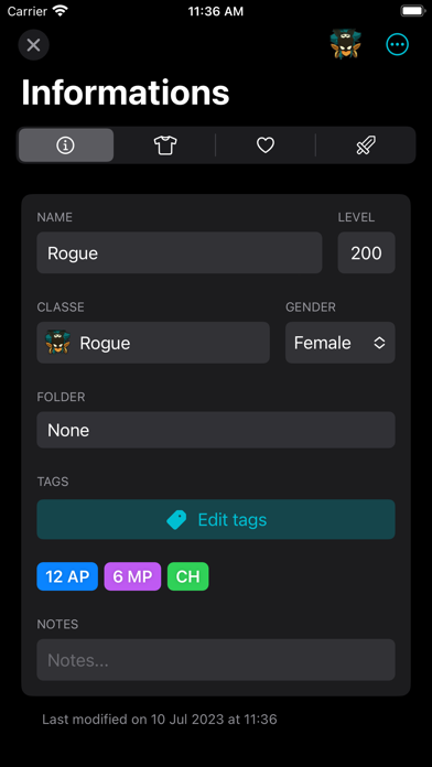 Скриншоты DofaRox: Dofus Build Planner