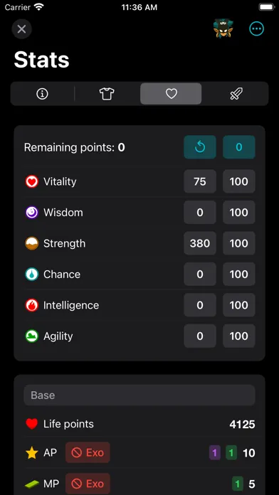 DofaRox: Dofus Build Planner 스크린샷