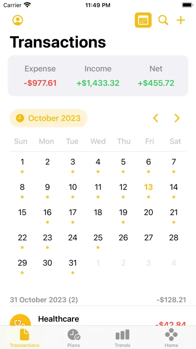 Meowney : Expense Tracker स्क्रीनशॉट
