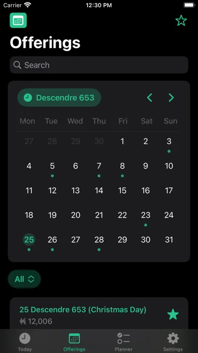 Capturas de pantalla de Nax : Dofus Almanax Calendar
