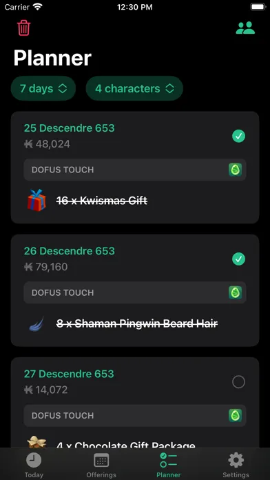 Capturas de pantalla de Nax : Dofus Almanax Calendar