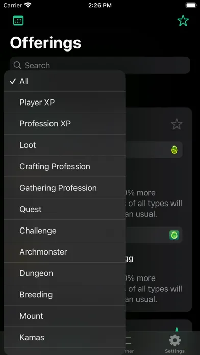 Capturas de pantalla de Nax : Dofus Almanax Calendar