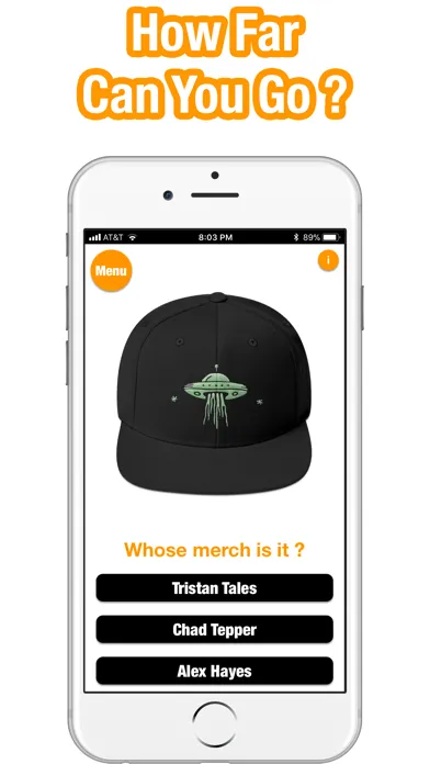 Capturas de pantalla de Guess The Merch - YouTuber