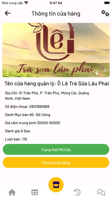 Capturas de pantalla de Móng Cái Shopping Merchant