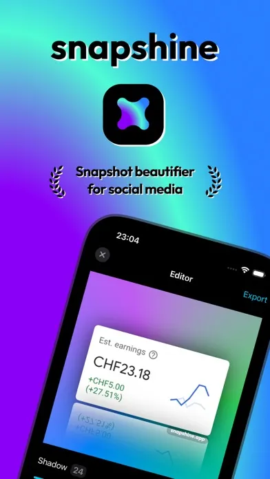 Capturas de tela do snapshine Stunning Screenshot