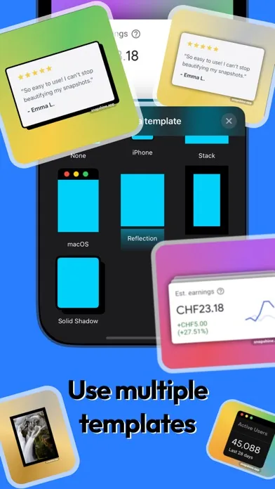 Capturas de tela do snapshine Stunning Screenshot