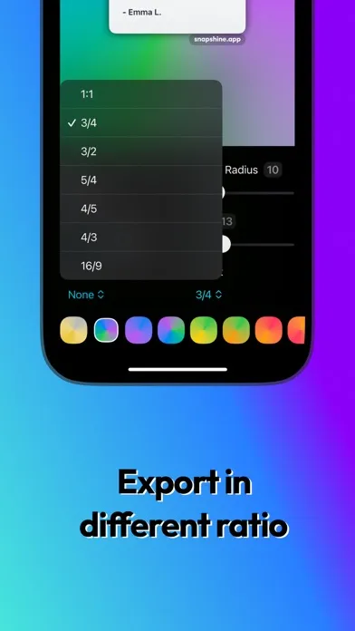 Capturas de tela do snapshine Stunning Screenshot