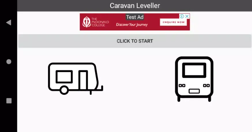 Tangkapan skrin Easy Caravan Leveller