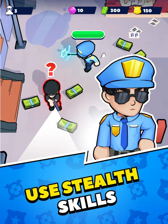 Cop Raid: stealth police iPad  Screenshots