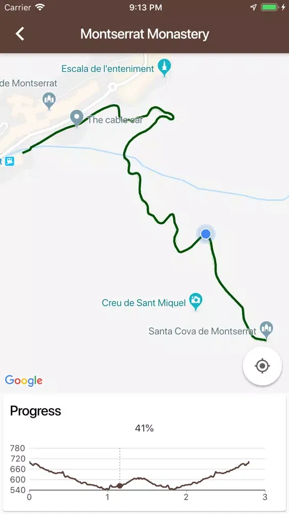Hiking Barcelona سکرین شاٹس