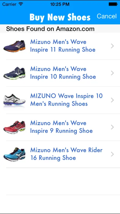 Shoe Tracker应用截图