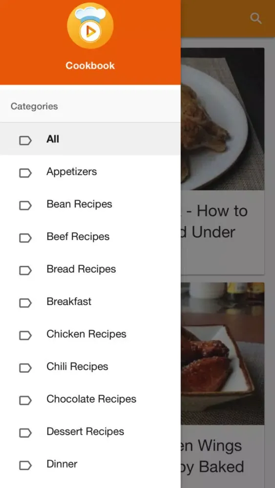 Cookbook: video recipes salads, chicken, cakes应用截图